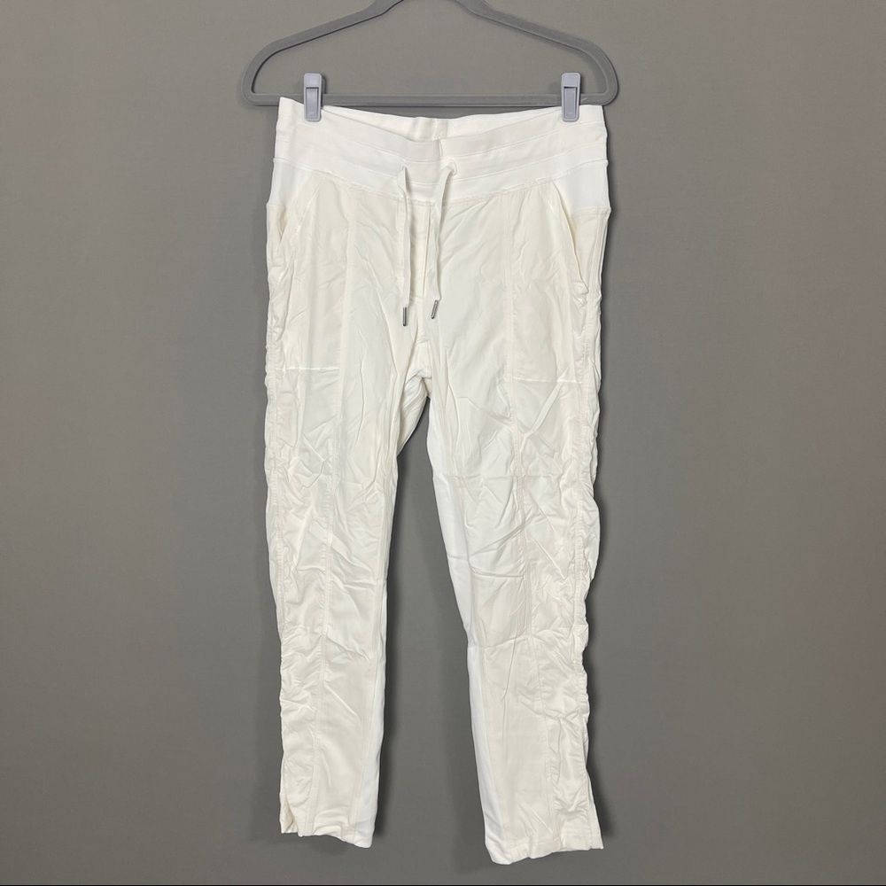 Lululemon White Dance to Street Pants (Size 10)